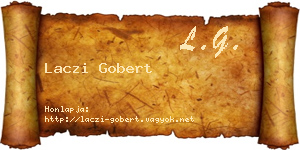 Laczi Gobert névjegykártya